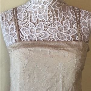 Elizabeth and James Cream Shift Dress